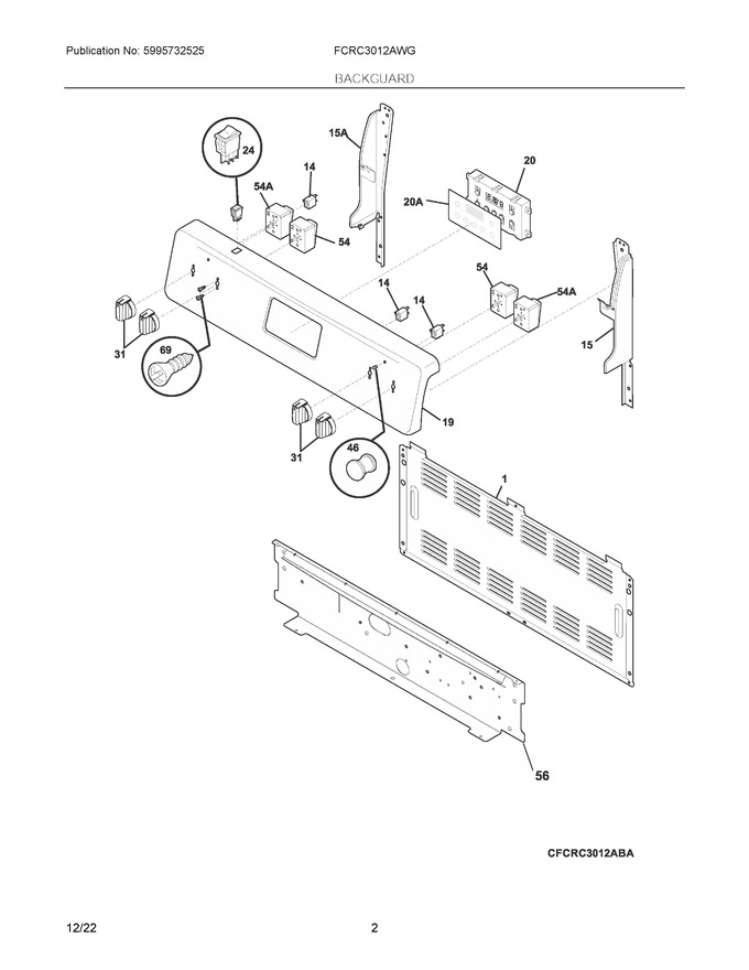 Diagram for FCRC3012AWG