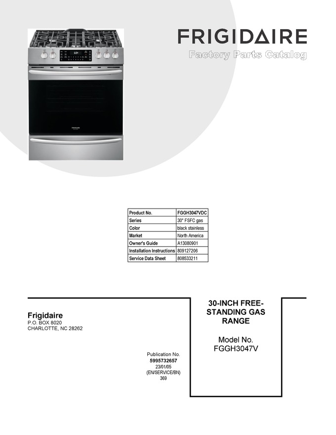 Diagram for FGGH3047VDC