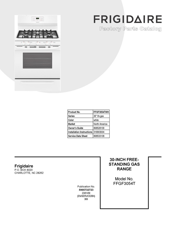 Diagram for FFGF3054TWH