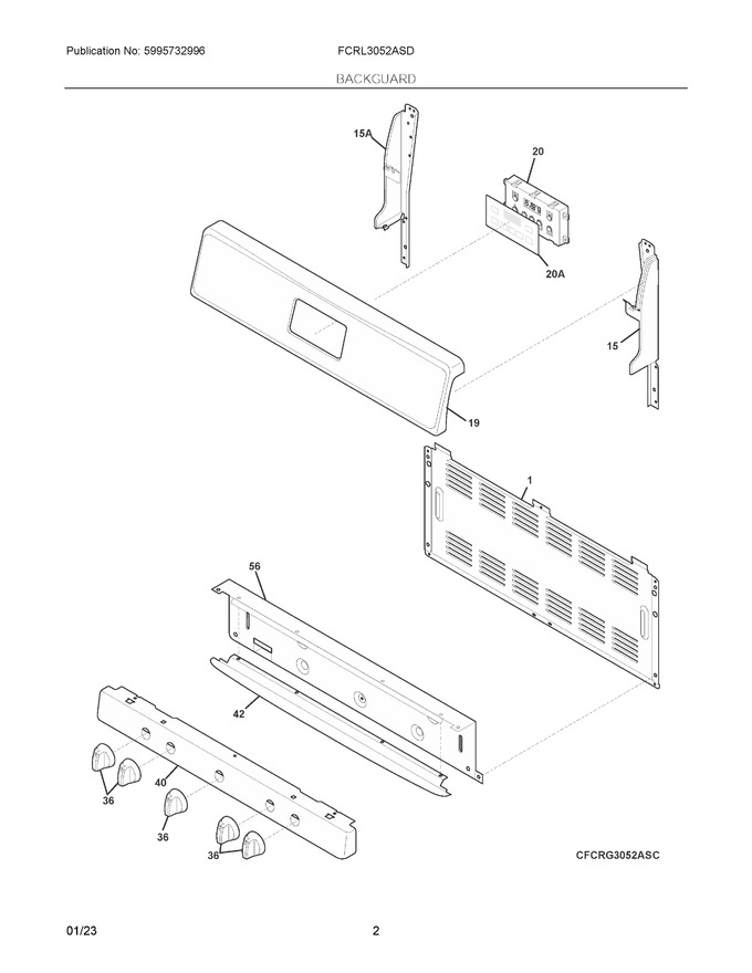 Diagram for FCRL3052ASD
