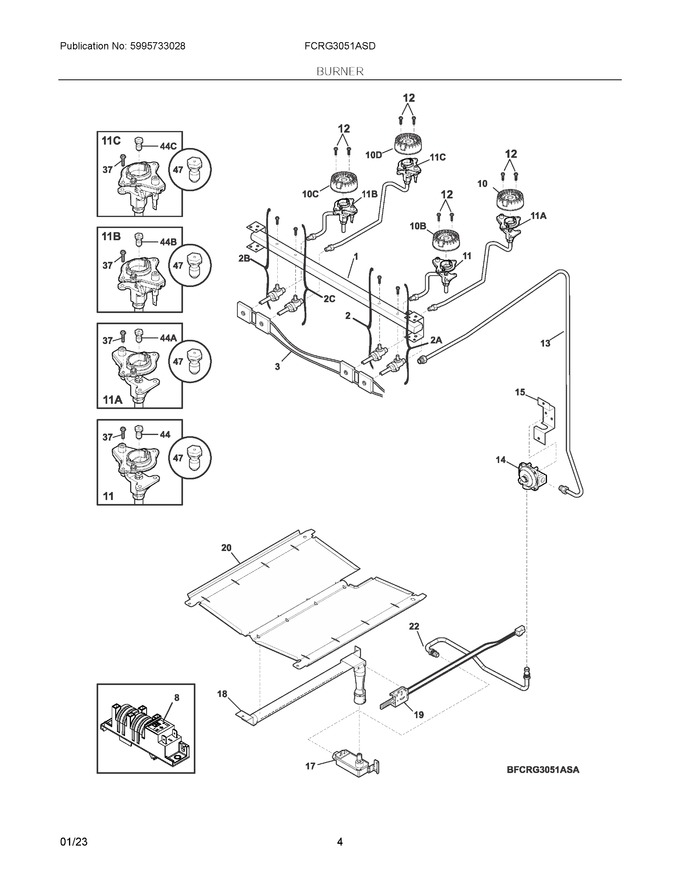 Diagram for FCRG3051ASD