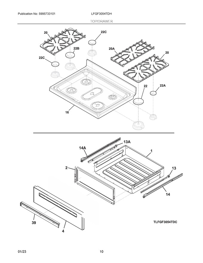 Diagram for LFGF3054TDH