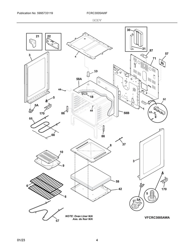 Diagram for FCRC3005AWF