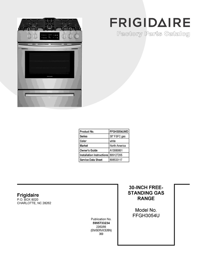 Diagram for FFGH3054UWD