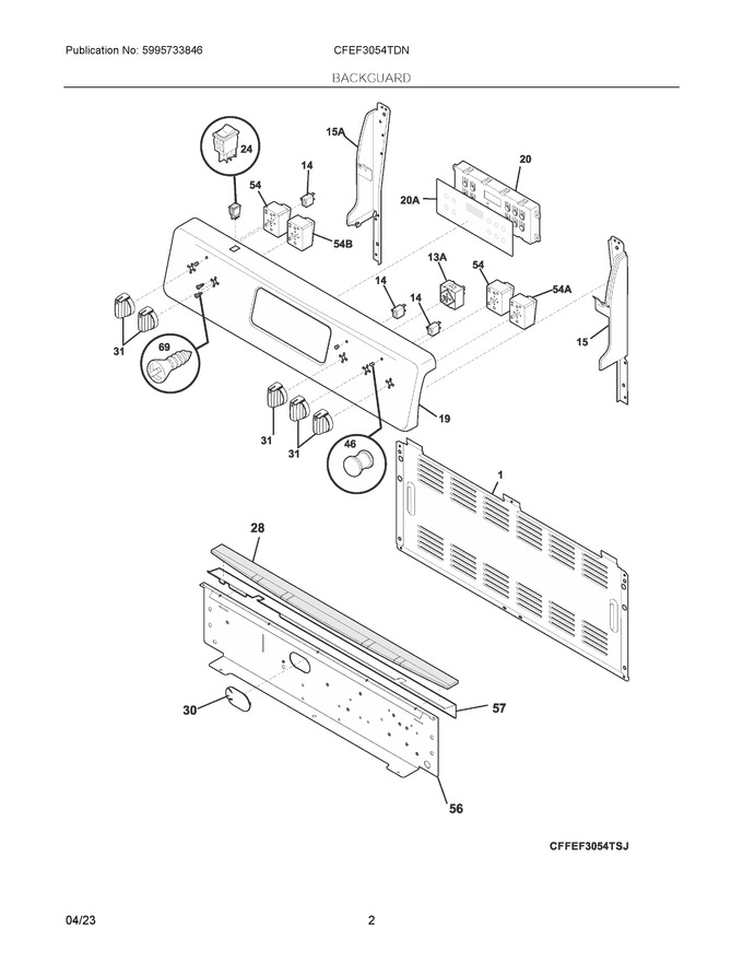 Diagram for CFEF3054TDN