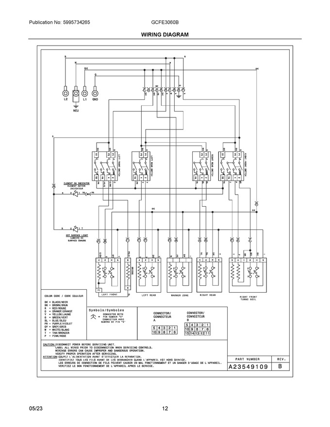 Diagram for GCFE3060BFA