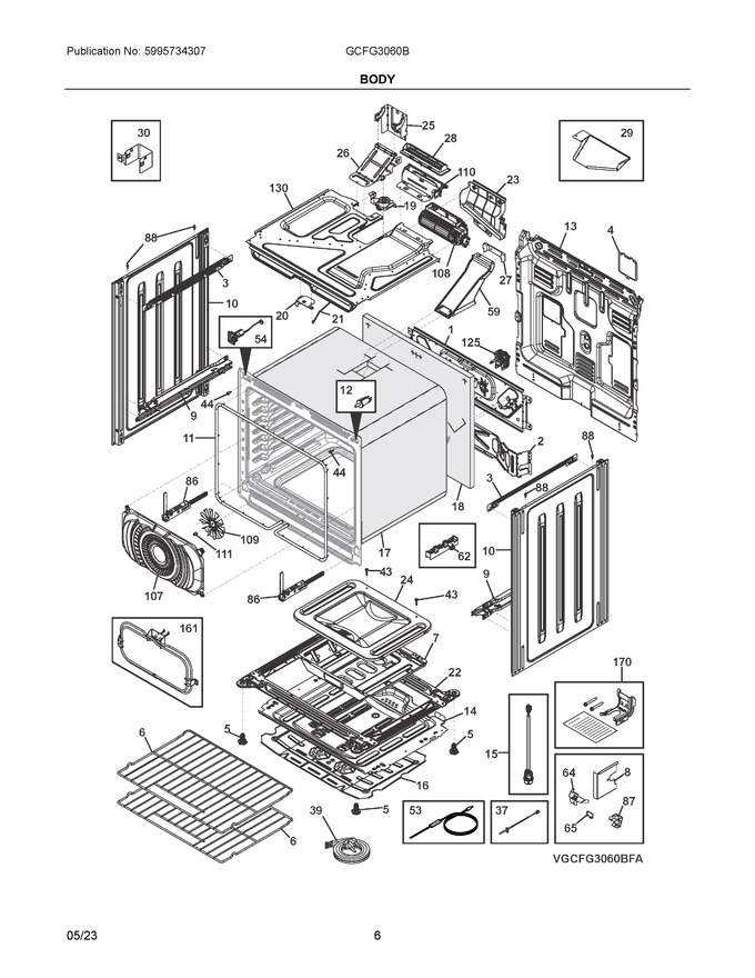 Diagram for GCFG3060BDA
