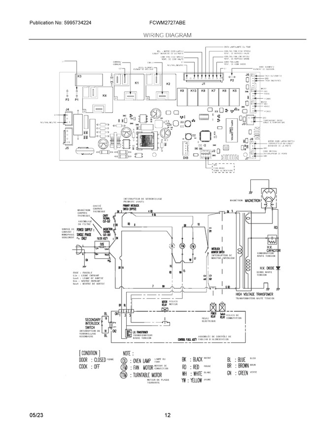 Diagram for FCWM2727ABE