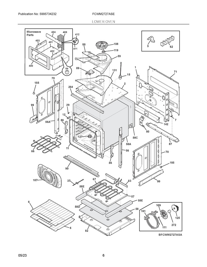 Diagram for FCWM2727ASE