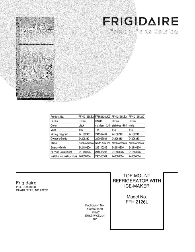 Diagram for FFHI2126LS2