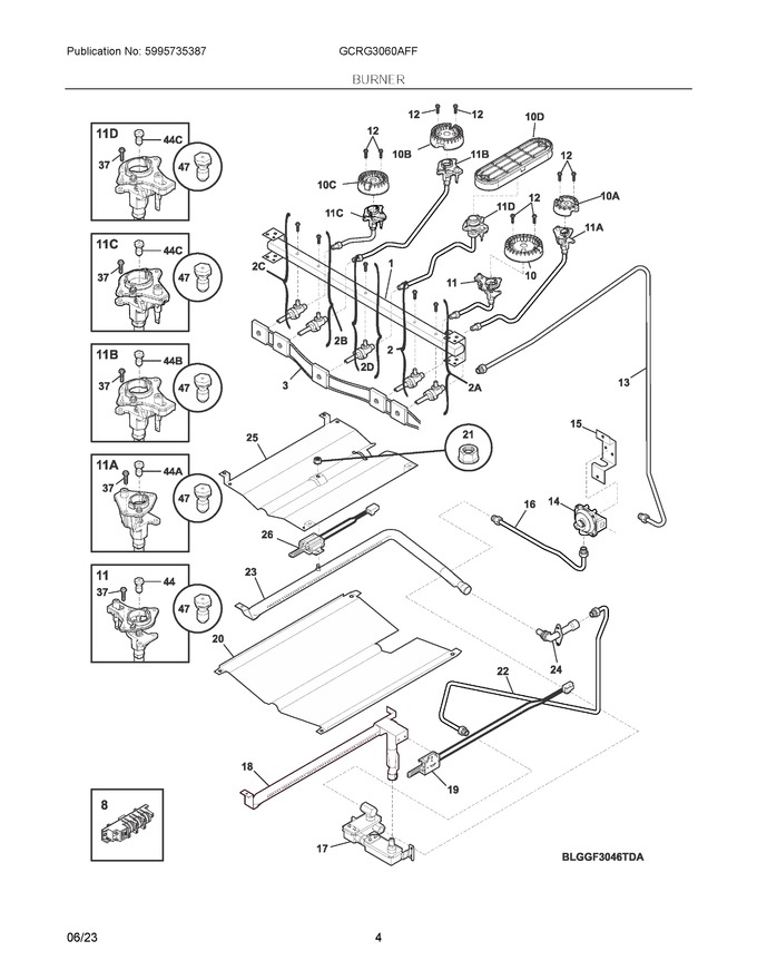 Diagram for GCRG3060AFF