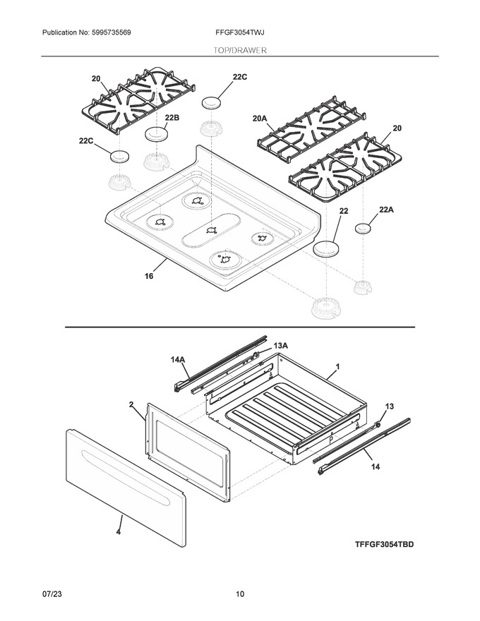 Diagram for FFGF3054TWJ