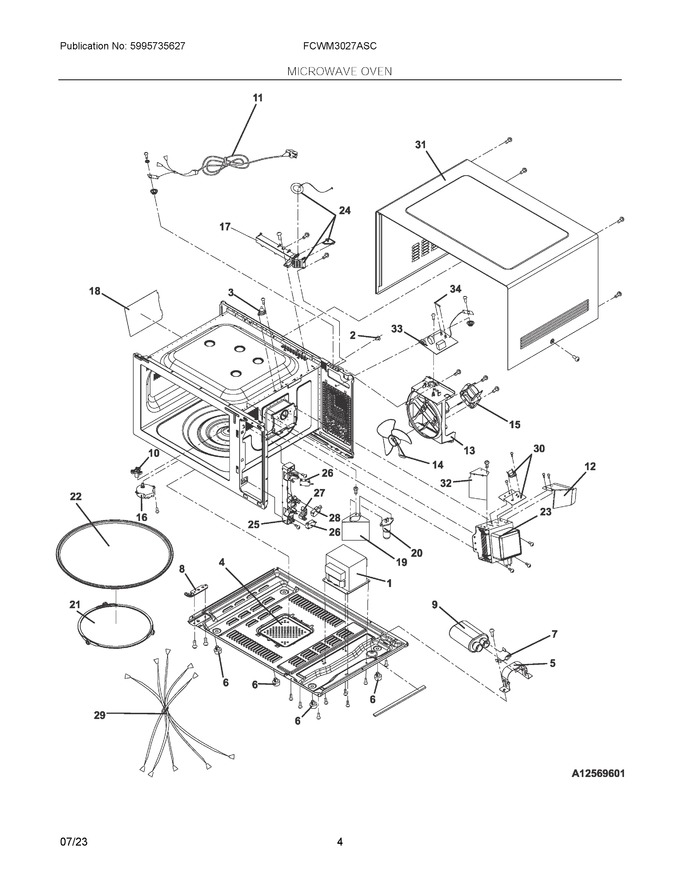 Diagram for FCWM3027ASC