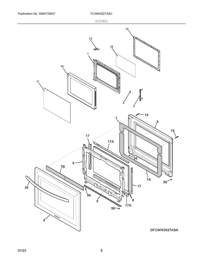 Diagram for FCWM3027ASC