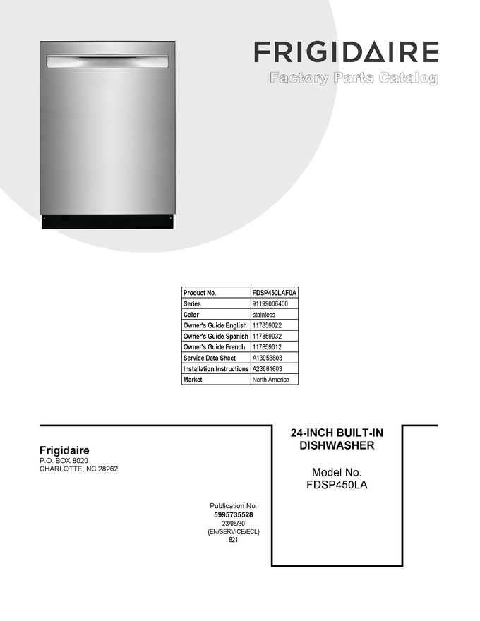 Diagram for FDSP450LAF0A