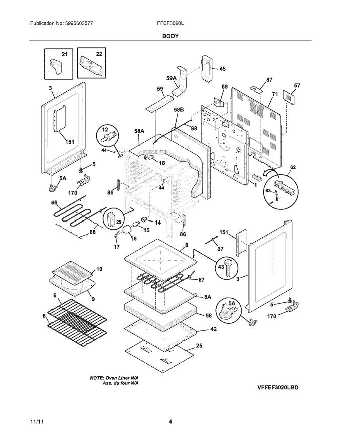 Diagram for FFEF3020LBF