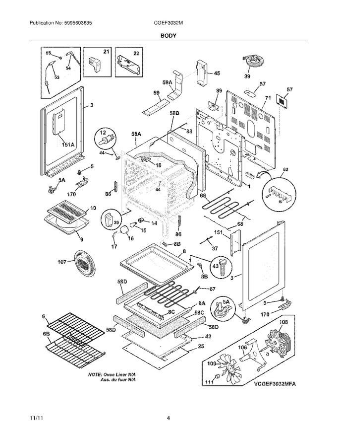 Diagram for CGEF3032MWA
