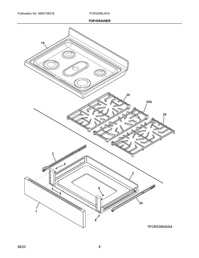 Diagram for FCRG306LAFA