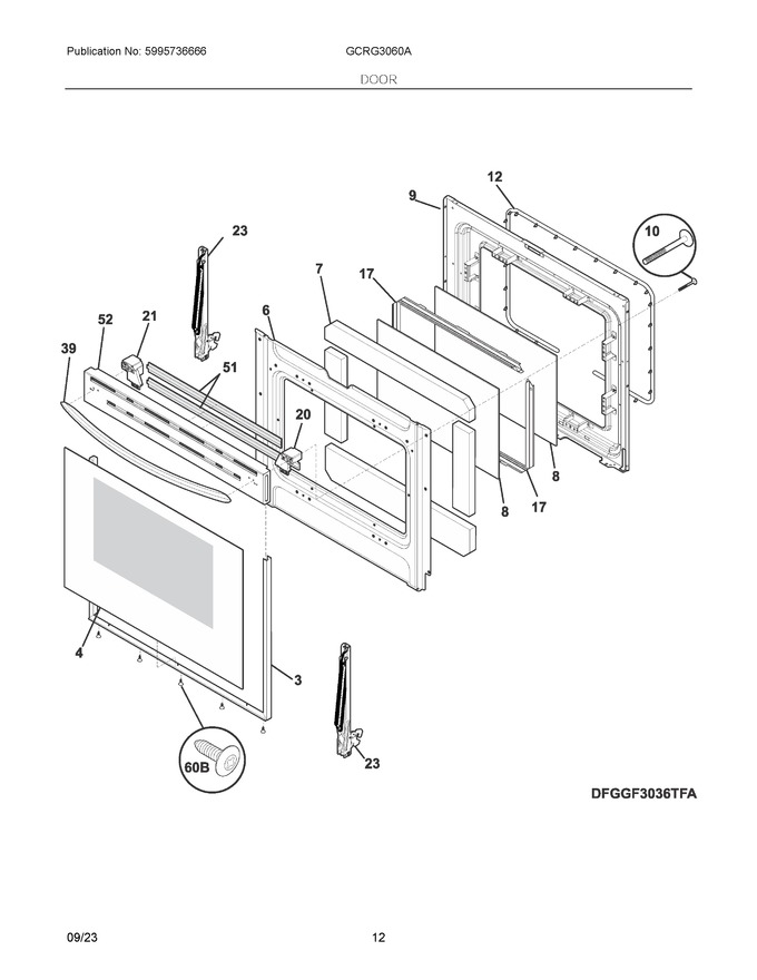 Diagram for GCRG3060AFH