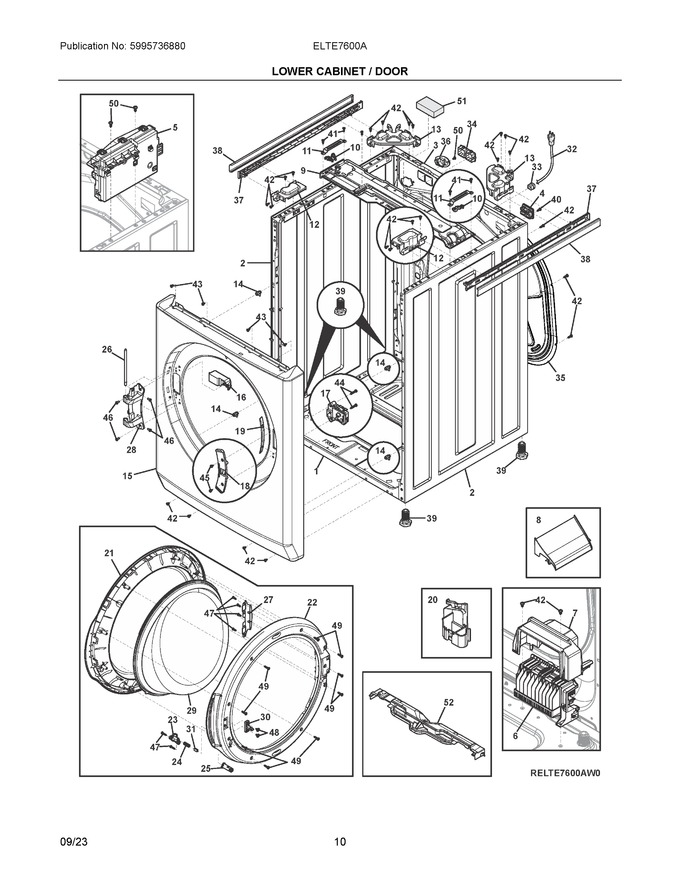 Diagram for ELTE7600AW0