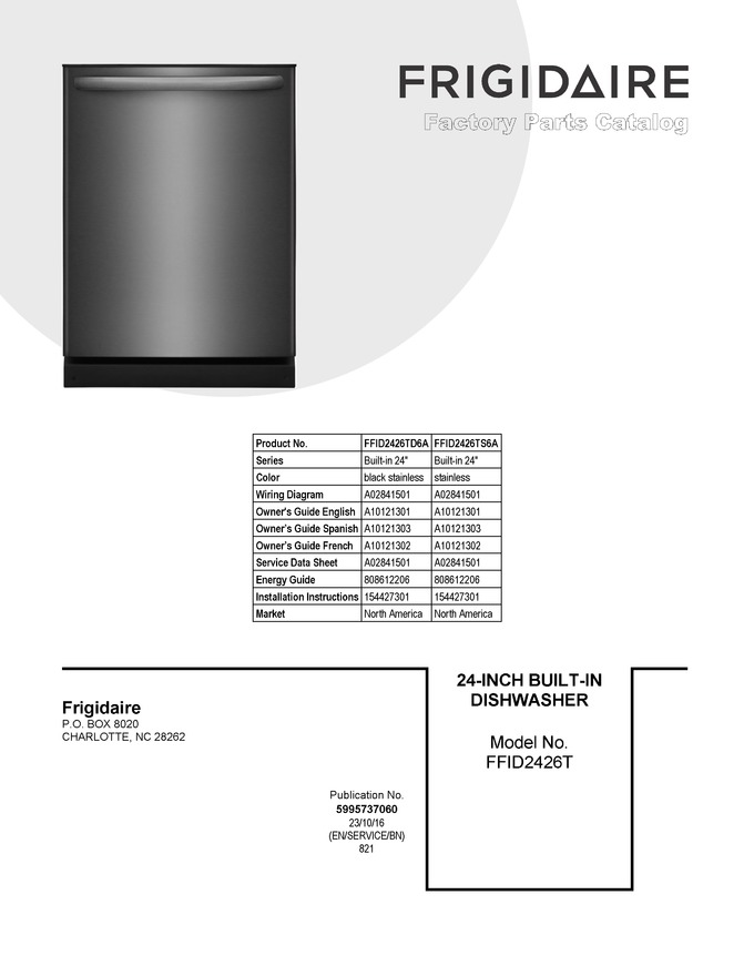 Diagram for FFID2426TS6A