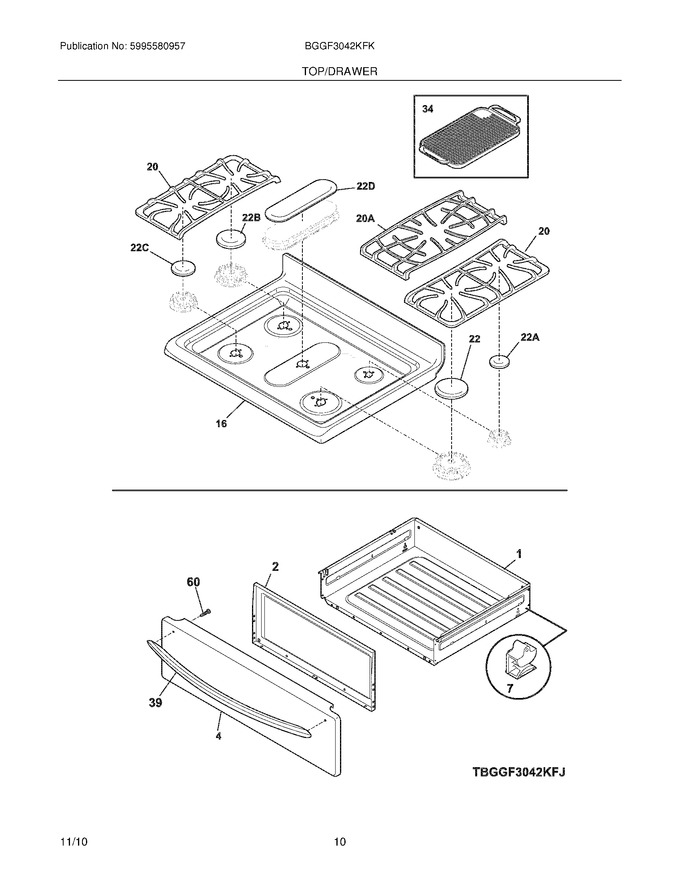 Diagram for BGGF3042KFK