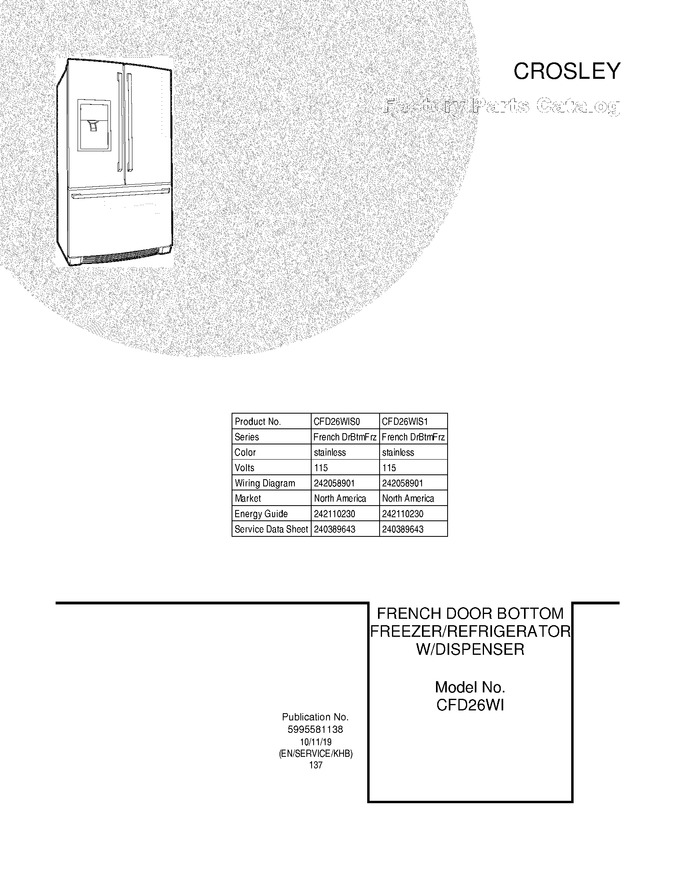 Diagram for CFD26WIS1