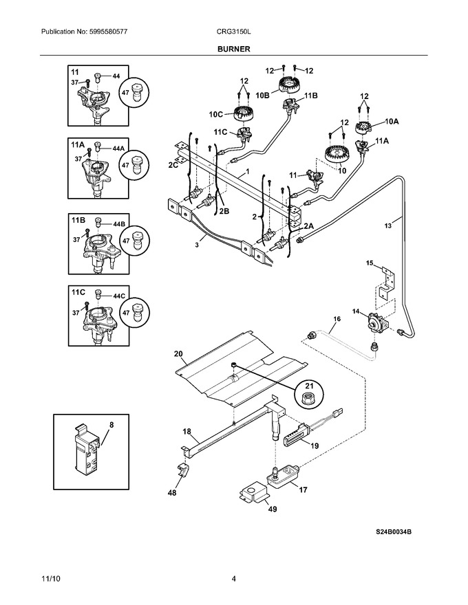Diagram for CRG3150LWD