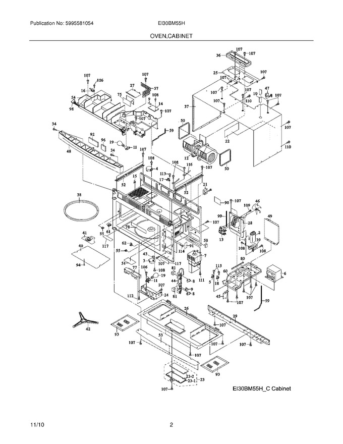 Diagram for EI30BM55HWC