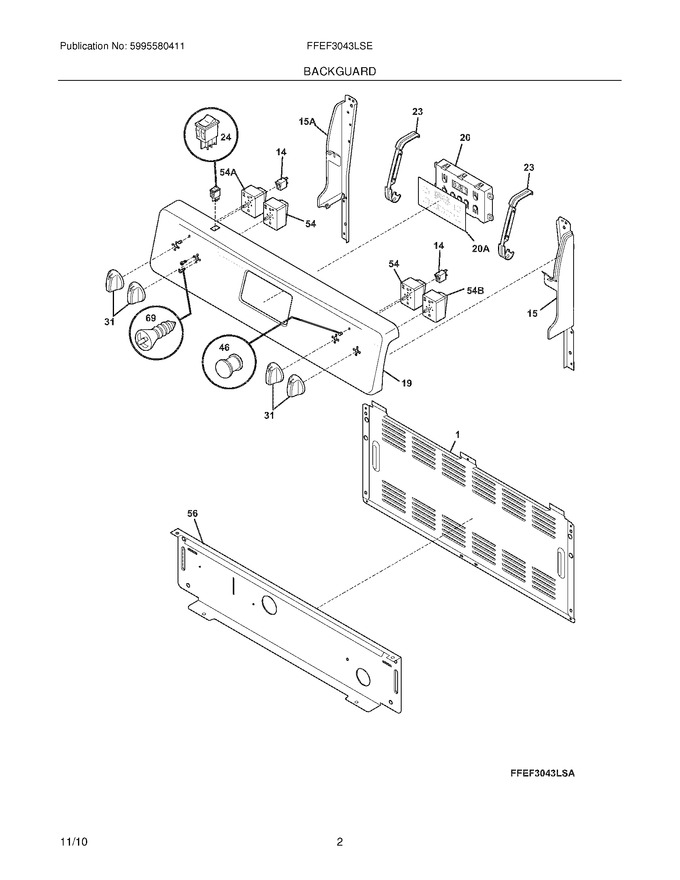 Diagram for FFEF3043LSE