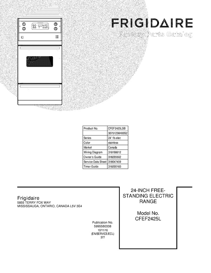 Diagram for CFEF2425LSB