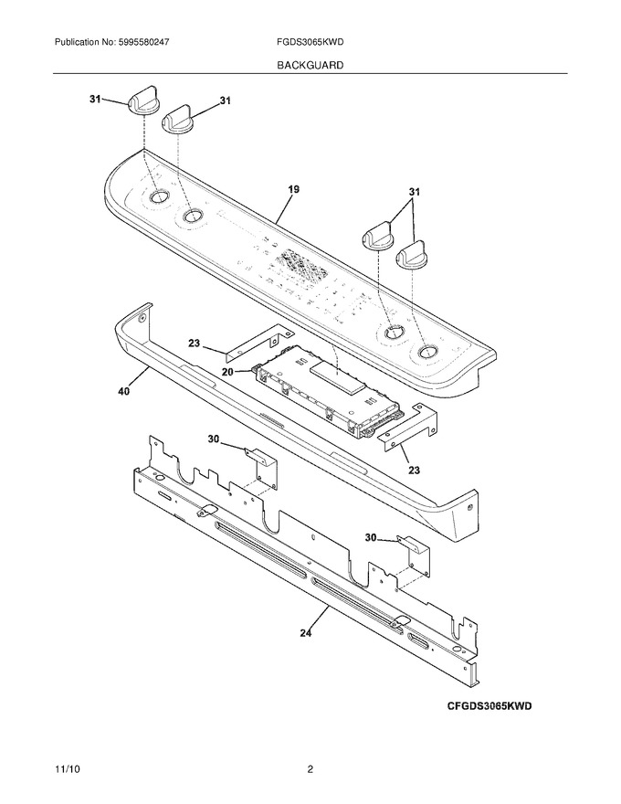 Diagram for FGDS3065KWD