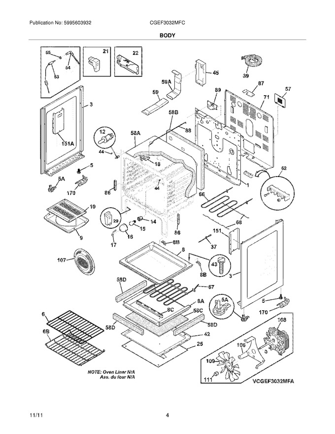 Diagram for CGEF3032MFC