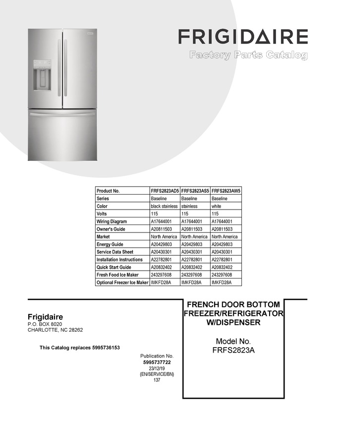 Diagram for FRFS2823AW5