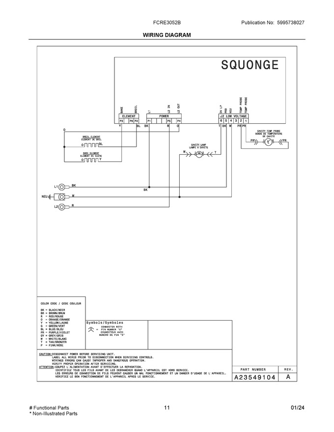 Diagram for FCRE3052BSA