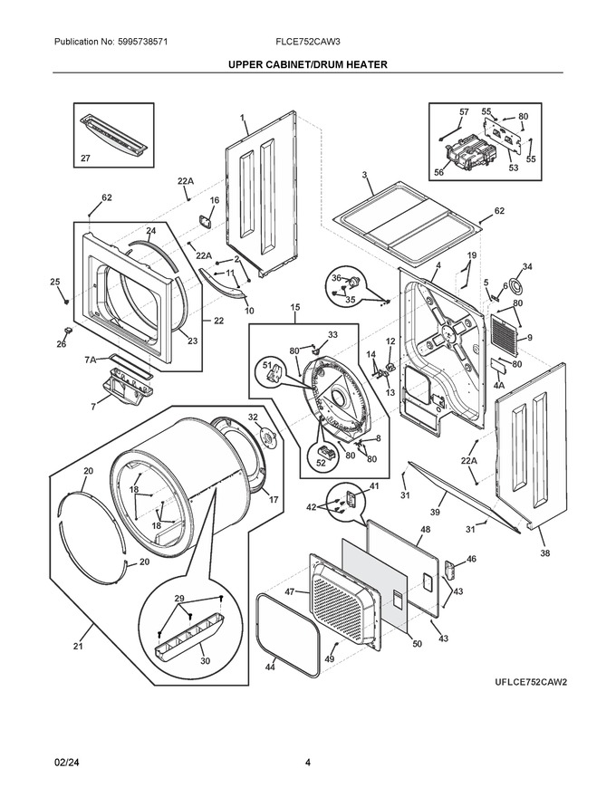 Diagram for FLCE752CAW3