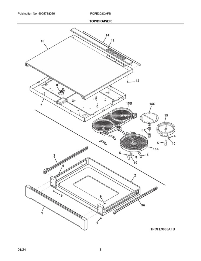 Diagram for PCFE308CAFB