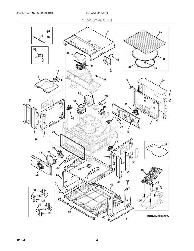 Diagram for GCWM3067AFC