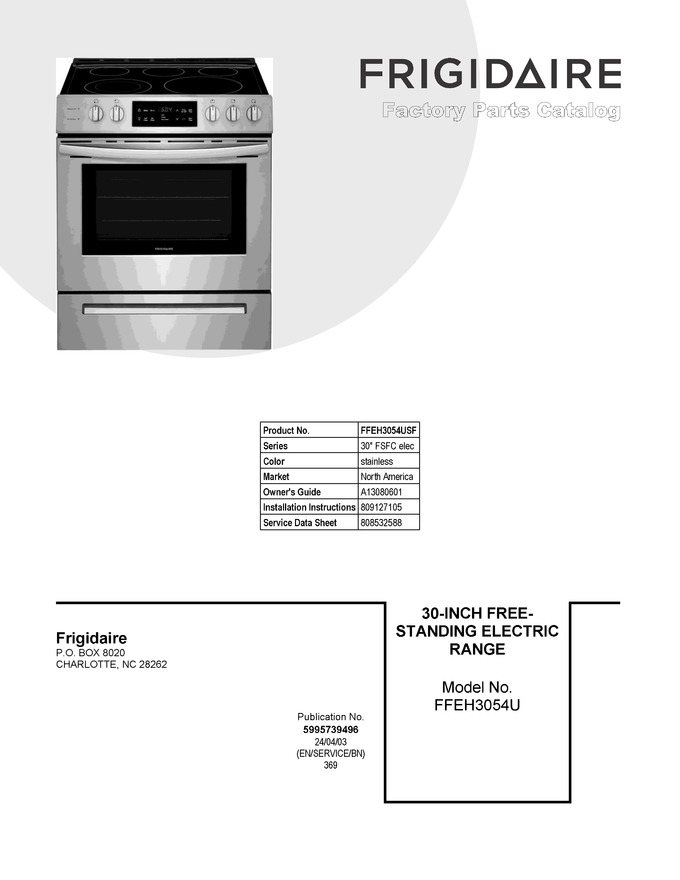 Diagram for FFEH3054USF