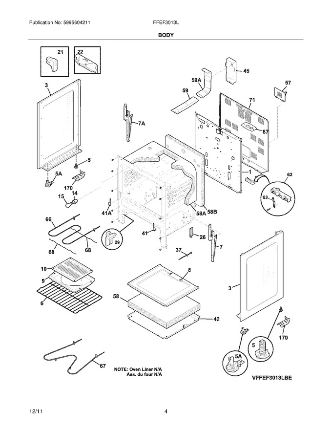 Diagram for FFEF3013LBF