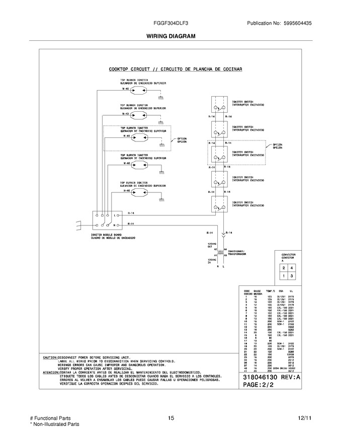 Diagram for FGGF304DLF3