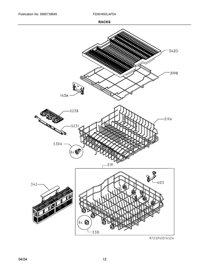 Diagram for FDSH450LAF5A