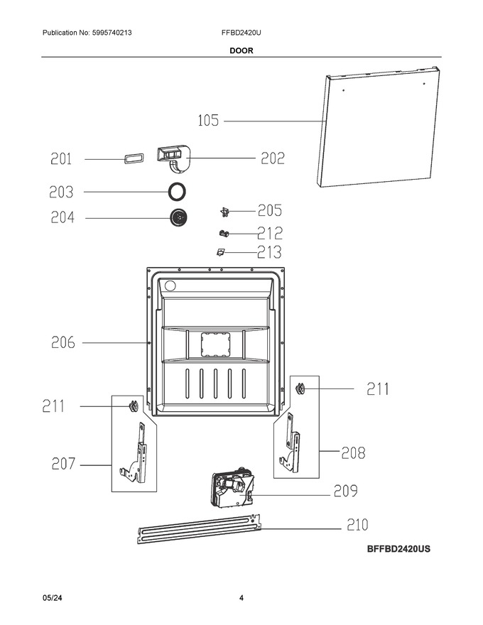 Diagram for FFBD2420US