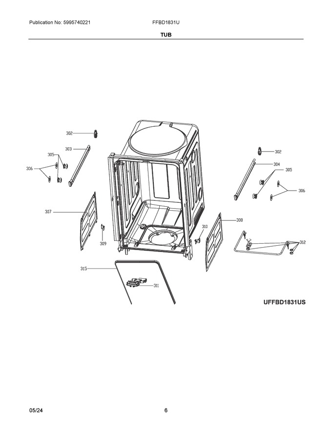 Diagram for FFBD1831UW0A