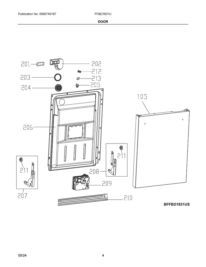 Diagram for FFBD1831UB