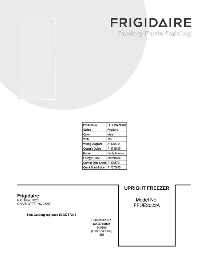 Diagram for FFUE2022AWC