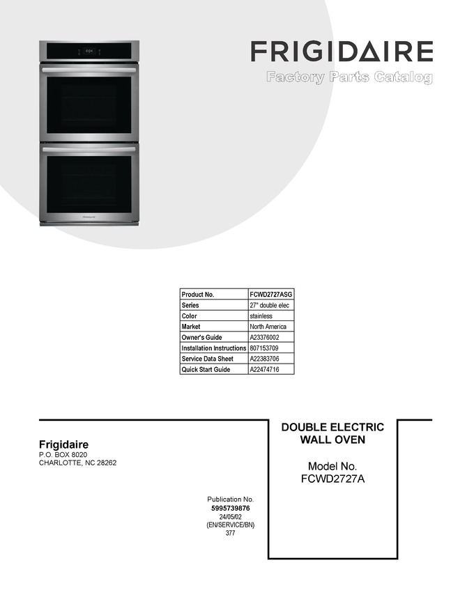 Diagram for FCWD2727ASG