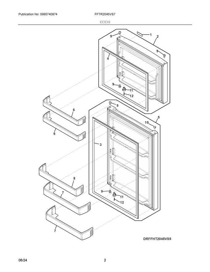 Diagram for FFTR2045VS7