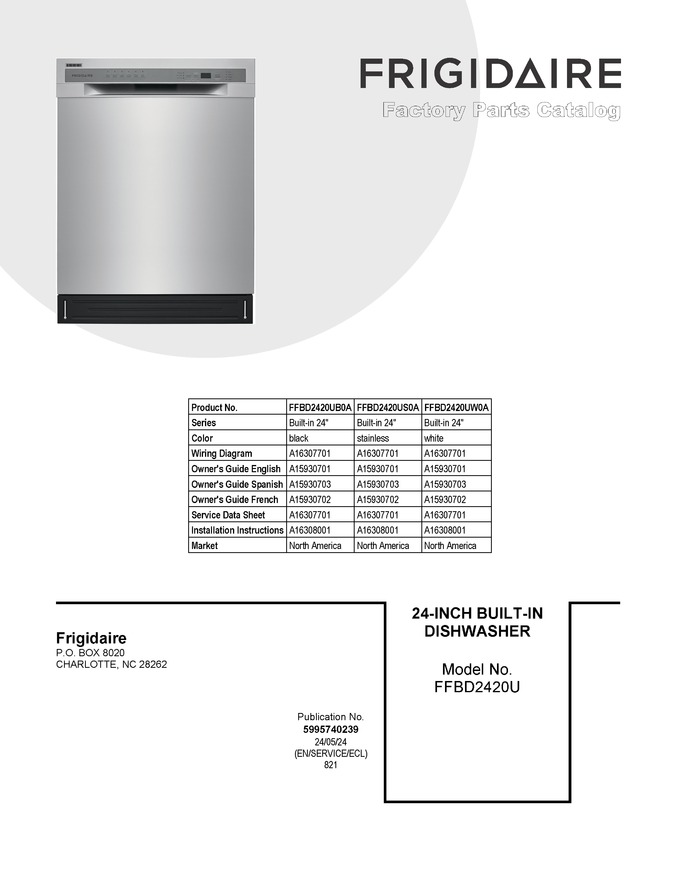 Diagram for FFBD2420UB0A