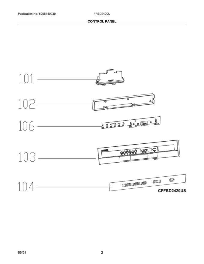 Diagram for FFBD2420UB0A